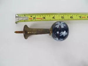 Vintage Glas oder Cloisonne End- oder Zugtürknauf Ziehhardware? - Bild 1 von 3