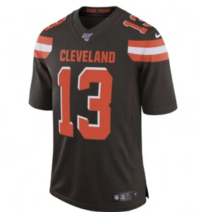 Camiseta deportiva grande Cleveland Browns NFL 100 Odell Beckham Jr. Nike Vapor Limited para hombre - Imagen 1 de 9