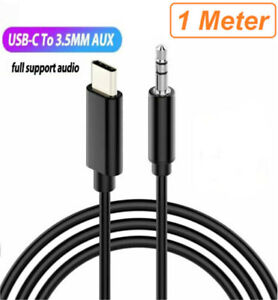 for Car Stereo Android Type-C USB-C to 3.5mm Male Audio Jack AUX Cable Adaptor