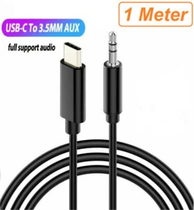 for Car Stereo Android Type-C USB-C to 3.5mm Male Audio Jack AUX Cable Adaptor - Picture 1 of 12