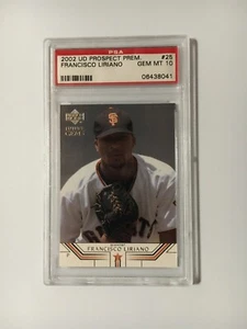 2002 Upper Deck Prospect Prem #25 Francisco Liriano Giants PSA 10 Pitcher Card - Picture 1 of 2