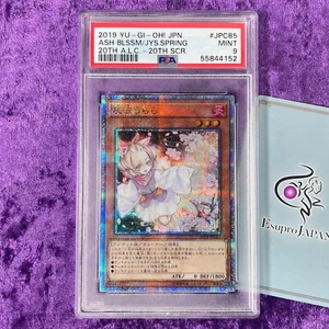 PSA 9 2019 Ash Blossom & Joyous Spring #JPC85 Yu-Gi-Oh! Leyenda 20 Aniversario - Imagen 1 de 5