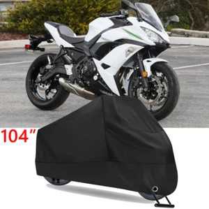 104" XXL Motorcycle Cover Weatherproof For Kawasaki Ninja 250 300 500 650 R 1000 - Bild 1 von 14