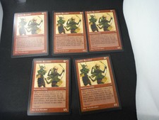 5x Goblin Recruiter Visions   Magic The Gathering MTG  NP   200
