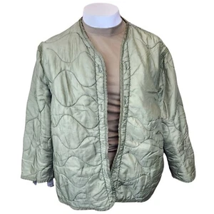 Used Need Repair Olive Drab M-65 Field Jacket Liner *mocinc.1982* - Picture 1 of 19