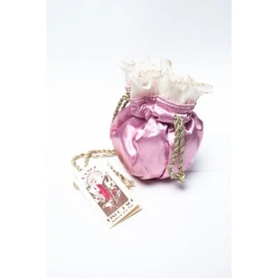 Bolso Disco Rosa Años 70 De Shayne Para Maison Du SAC De Colección Nuevo Con Etiquetas Foto 1 de 4