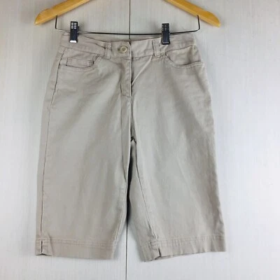 Pantalones Cortos de Golf IZOD Para Mujer Chinos Caqui Beige Tostado Senderismo Aire Libre Talla 12 Grandes Foto 1 de 4