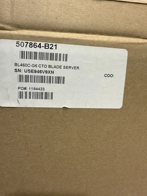 HP ProLiant BL460c G6 507779-B21 Quad-Core X5550 2.66GHz 8GB Blade Server - Image 1 of 4