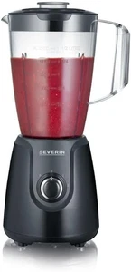 SEVERIN Standmixer SM3707 1,5L Tritanbehälter 600W Edelstahlmesser Schwarz - Bild 1 von 12