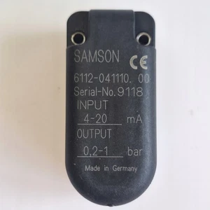 Samson 6112 I/P Electropneumatic Converter 4-20mA to 0.2-1.0 bar Series 430 - Foto 1 di 5