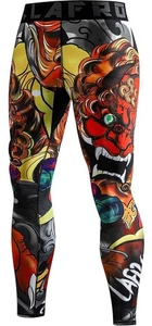 LAFROI Men's Quick Dry Cool Compression Fit Tights Leggings Waistband-YSK08 - Picture 1 of 7