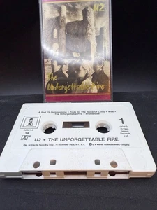 U2 The Unforgettable Fire Cassette Tape Island Records 1984 Pride A4-90231 - Picture 1 of 3
