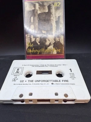 U2 The Unforgettable Fire Cassette Tape Island Records 1984 Pride A4-90231 - Image 1 of 3