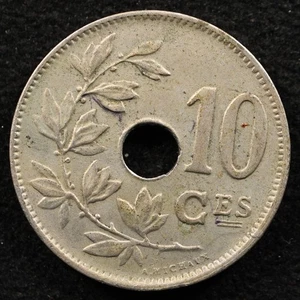Belgium 10 Centimes 1925, Coin, Inv#I239 - Picture 1 of 2