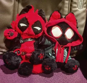 Spider-Man Peter Parker Miles Morales Gwen Stacy Deadpool Plush Doll Playsets - Picture 1 of 20