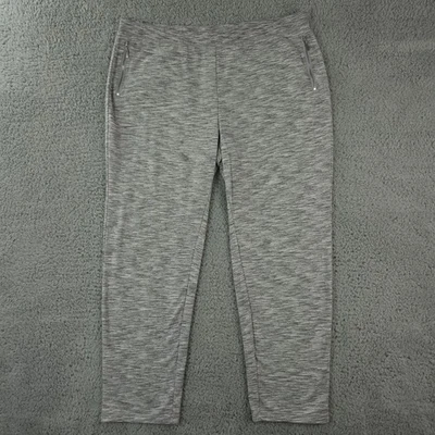 Pantalones Weekends by Chicos para mujer 3 EE. UU. XL gris jaspeado informal salón Foto 1 de 4