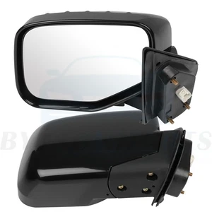 L+R Hand Side Mirrors Fits 2006-2014 Honda Ridgeline Black Manual Power 3.5L - Picture 1 of 8