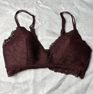 Aerie Bralette weinrot gefüttert Größe 34C - Bild 1 von 3