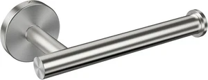 Silver Stainless Steel Toilet Paper Holder Wall Mount, Rustproof Bathroom Access - Picture 1 of 7