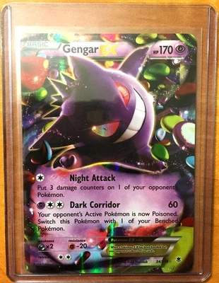 Pokemon Gengar EX Holo Foil XY Phantom Forces 34/119 Ultra Rare - Image 1 of 2