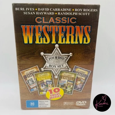 Classic Westerns DVD Box Set 10 Great Movies Tulsa, Gattling Gun, Mohawk & More… - Image 1 of 4
