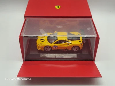 Ferrari 488 Challenge Giallo 1:43 Burago Signature In Box - Immagine 1 di 4