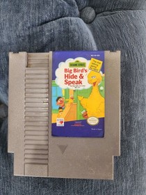 Sesame Street Set Of Three Original Nintendo NES Video Game Only