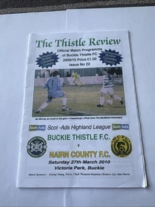 Buckie Thistle V Nairn County, 27th March 2009, Highland League Season 2009-2010 - Picture 1 of 2