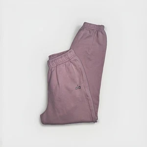 Alo Yoga Pink Accolade Sweatpant Comfort Cozy Baggy Athletic Pants Women’s Small - Picture 1 of 5