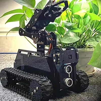 DIY Robot Model Kit for Raspberry Pi 4/3 Model B+/B WiFi Wireless Smart Robot... - Image 1 of 4