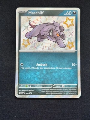 Maschiff 071 Sv: Scarlet & Violet Promo Cards Baby Shiny Holo - Image 1 of 2
