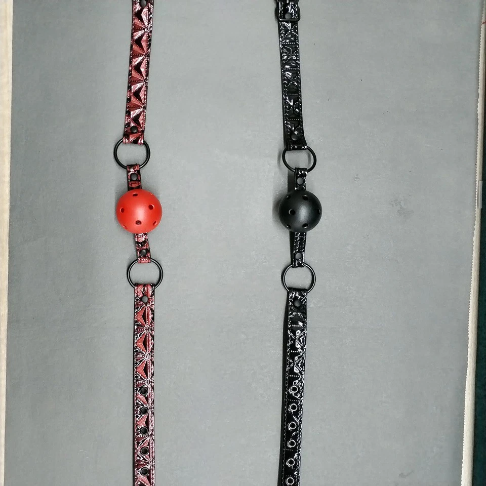 Open mouth Ball Gag with Adjustable Strap Soft Breathable Bondage BDSM Restraint - Image 1 of 4