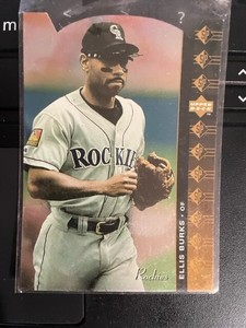 ELLIS BURKS 1994 SP BASEBALL #165 DIE CUT ROCKIES SP RARE