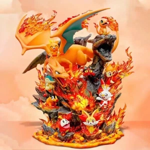 Charizard Fire Series Animation Figure Ornament Gift Purple PVC in Stock New 1PC - Picture 1 of 6