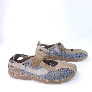 Rieker Antistress Mary Jane Perforated Comfort Sneaker Shoes Womens Size 37 US 6 - Picture 1 of 6