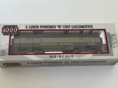 Proto 1000 Series C-Liner Powered "B" Unit Locomotive Canadian Pacific 4451 RARE - Image 1 of 4