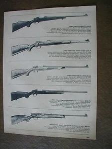 1969 Foreign Rifles Sako, Tradewinds, Husqvarna 2 sided Vintage PRINT AD 64349 - Picture 1 of 2