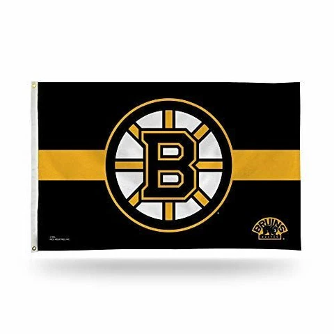 Rico Industries Boston Bruins Striped Flag - 3 x 5 Foot Flag Cover