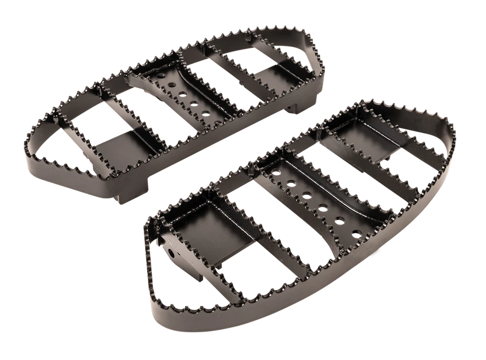 BURLY BRAND 2015-2017 FLRT Freewheeler Harley Davidson MX STYLE FLOORBOARDS BLAC - Image 1 of 1