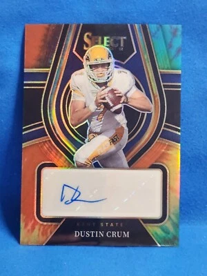 2022 Panini Select DPs Rookie Signatures RS-DCR DUSTIN CRUM TIE-DYE Prizm 16/25  - Image 1 of 2