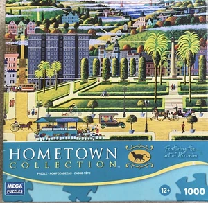 Heronim ~Hometown “Union Square”~26”X 18” ~1000 Pc. NEW Puzzle~12+~FAST SHIPPING - Picture 1 of 6