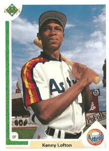 KENNY LOFTON HOUSTON ASTROS #24F - CUBIERTA SUPERIOR EDICIÓN FINAL EDICIÓN CASI NUEVO-COMO NUEVO 1991 - Imagen 1 de 2