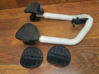 BARRAS AERODINÁMICAS VINTAGE 26m CLIP-ON TRIATLÓN TIME TRAIL TT CON CAMBIO RÁPIDO Foto 1 de 4