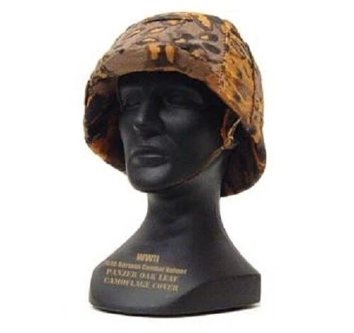 Gearbox 1:4 German M40 Combat Helmet - Panzer Oakleaf Camouflage, GBX306 - Image 1 of 1