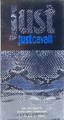 ROBERTO CAVALLI JUST CAVALLI EAU DE TOILETTE SPRAY PARA HOMBRES 1,7 OZ / 50 ml ¡NUEVO! Foto 1 de 4