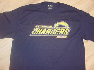 RETRO Official TEAM NFL San Diago CHARGERS Majestic T-Shirt NEW XLarge XL - Picture 1 of 5