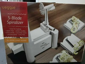 VEGGIE SPIZE 5 KLINGEN SPIRALISIERER KOCHEN DEKORATIONEN SCHNEIDESTÜCKE - Bild 1 von 1