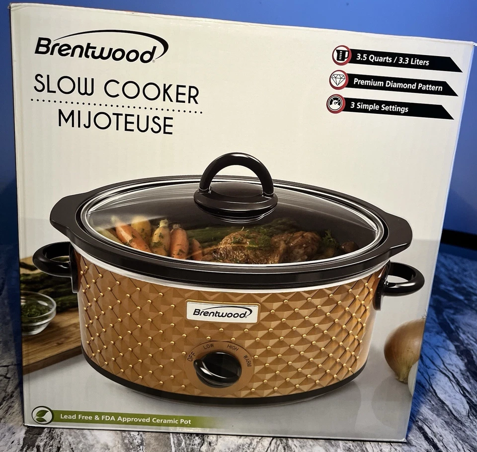 Olla de cocción lenta 3,5 cuartos de galón Foto 1 de 3