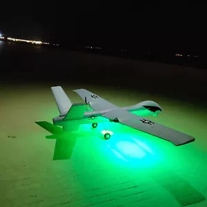 (With Light Bar)Z51 660mm Wingspan 2.4G 2CH EPP Glider RC Airplane KIT DIY FST - Picture 1 of 15