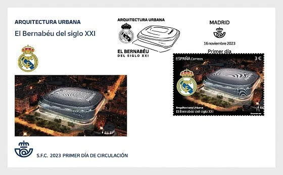spain 2023 espagne Urban Architecture The BERNABEU stadium football foot 1v FDC - Image 1 of 1